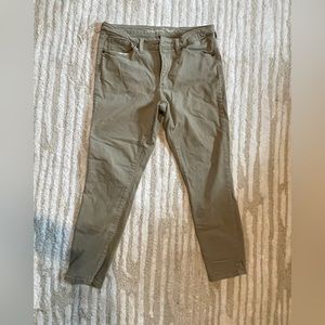 Khaki midrise skinny jeans from Universal thread